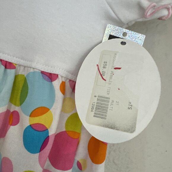 Rainbow baby Dress Mix Print Ruffle Casual Short Sleeve toddler size 2T - Picture 9 of 9